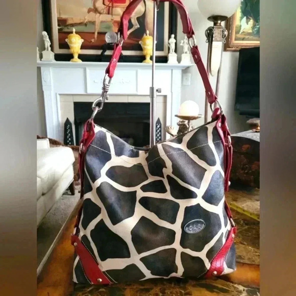 Dooney & Bourke Handbags - DOONEY & BOURKE GIRAFFE PRINT LEATHER